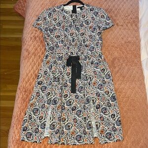 Authentic Louis Vuitton Monogram Bloom Belted Dress